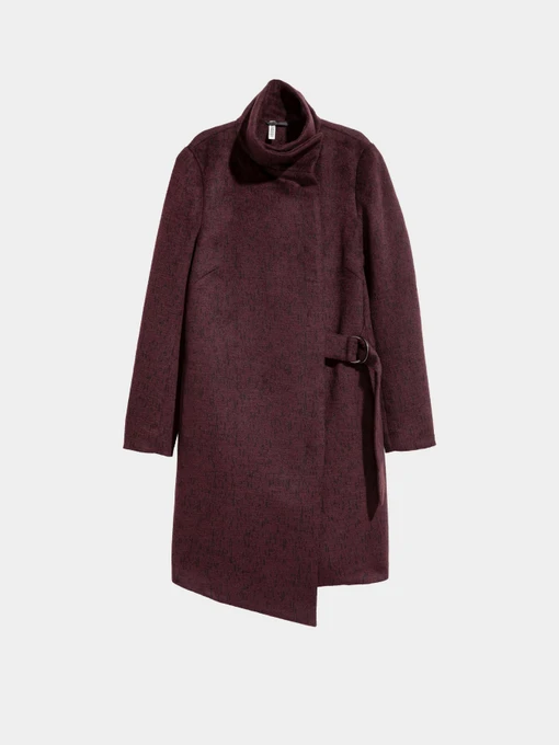Пальта та плащі H&M модель 4885496RP71_Сливовый Фото