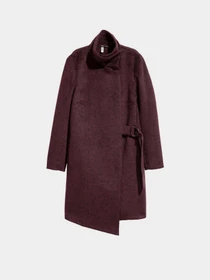 Пальта та плащі H&M модель 4885496RP71_Сливовый Фото