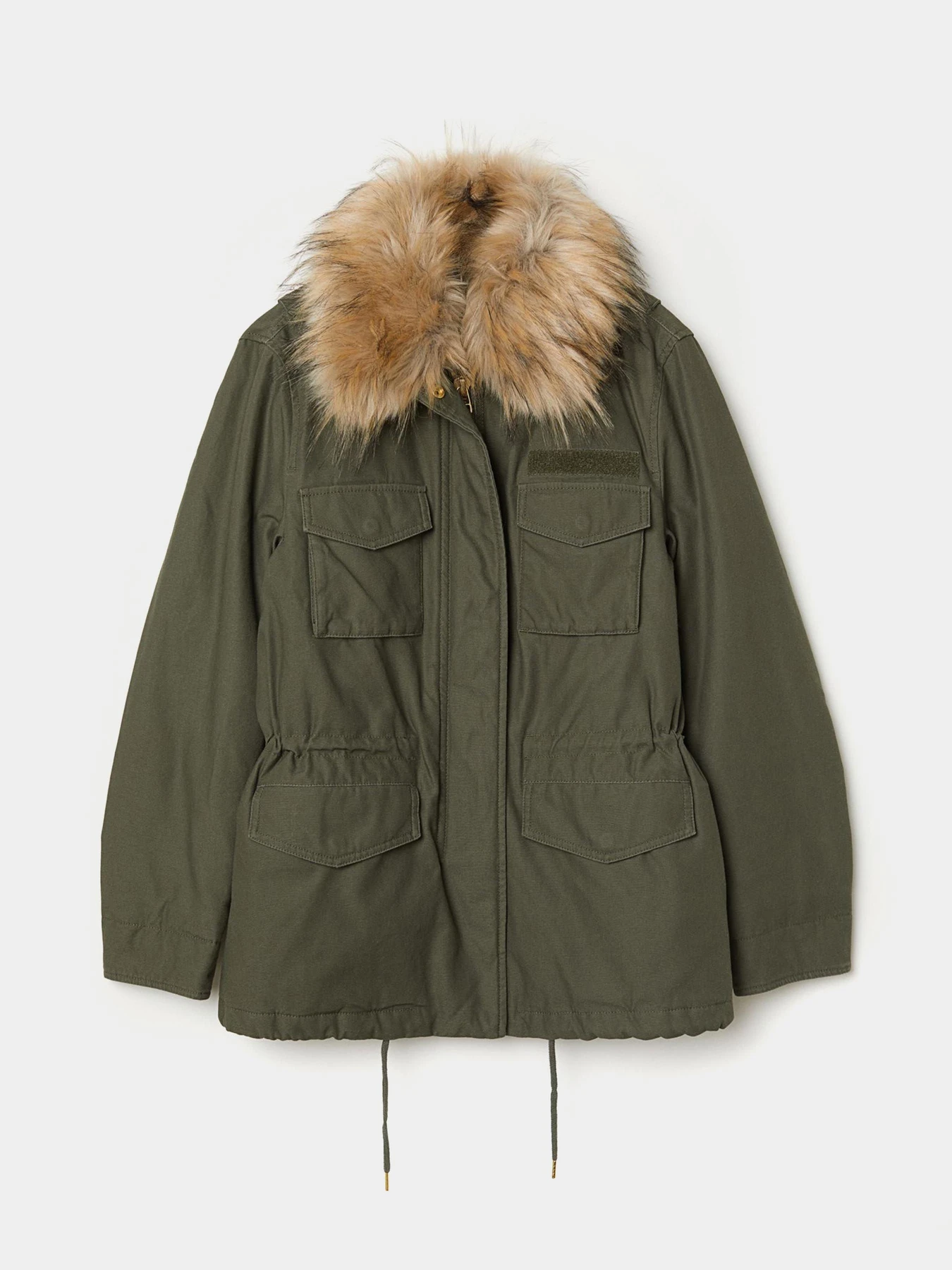 Куртки и дубленки H&M модель 6594538dlog_Хаки Фото