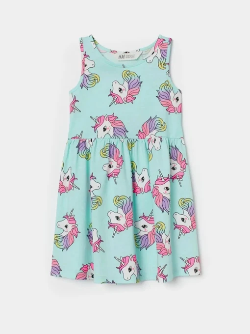 Платья H&M модель 7396591kwer_Мятный Фото