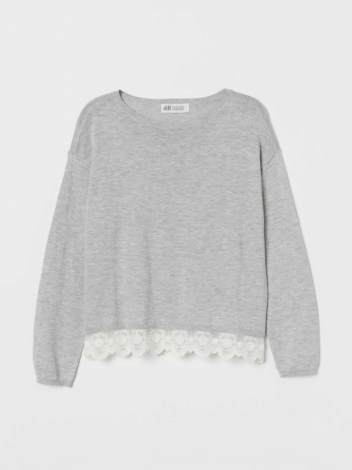 Худи и свитшоты H&M модель 7953531kwer_Серый Фото