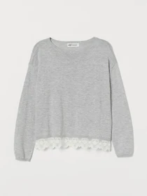 Худи и свитшоты H&M модель 7953531kwer_Серый Фото