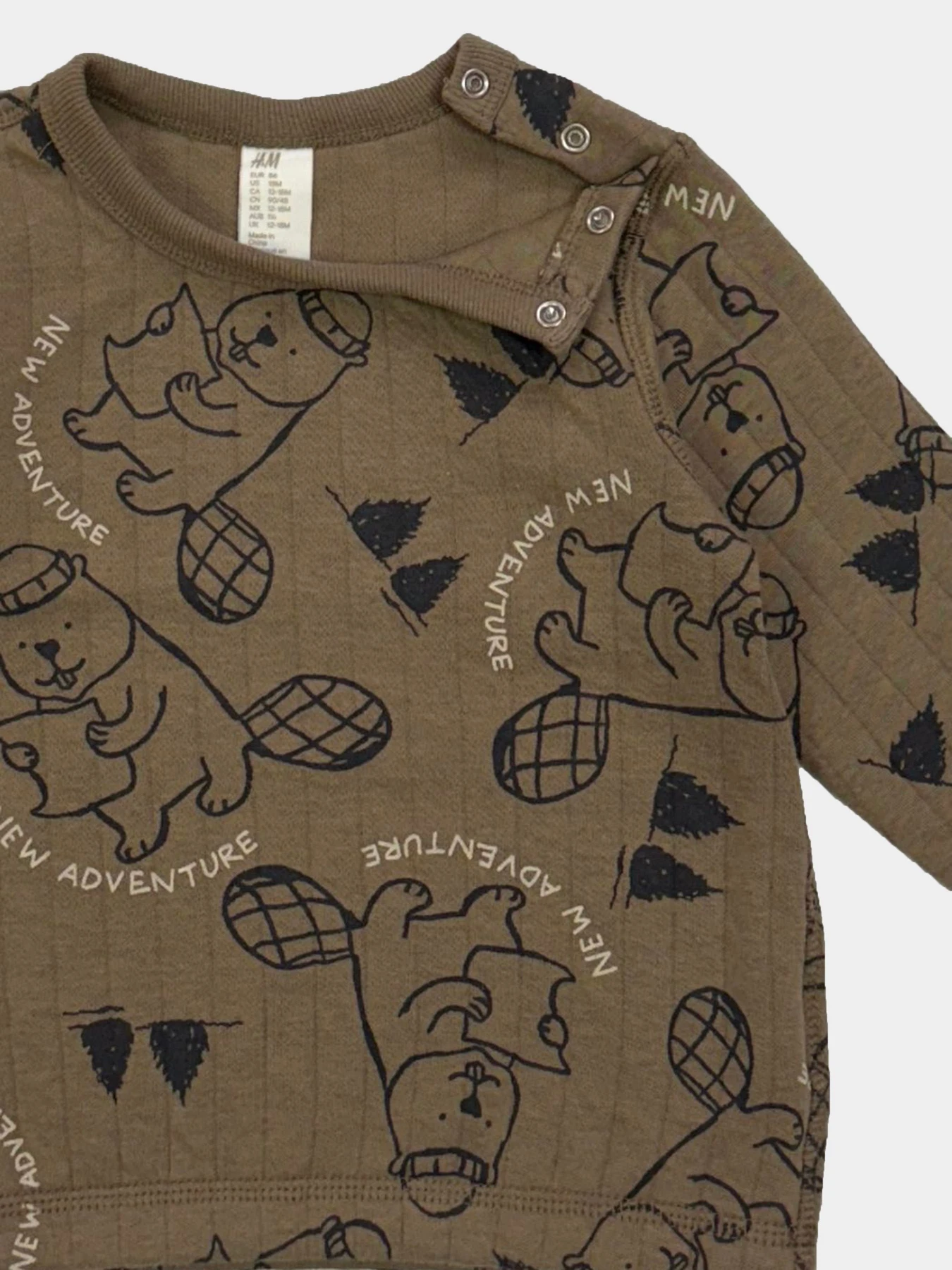 Худи и свитшоты H&M модель 10779196kwer_Хаки Фото