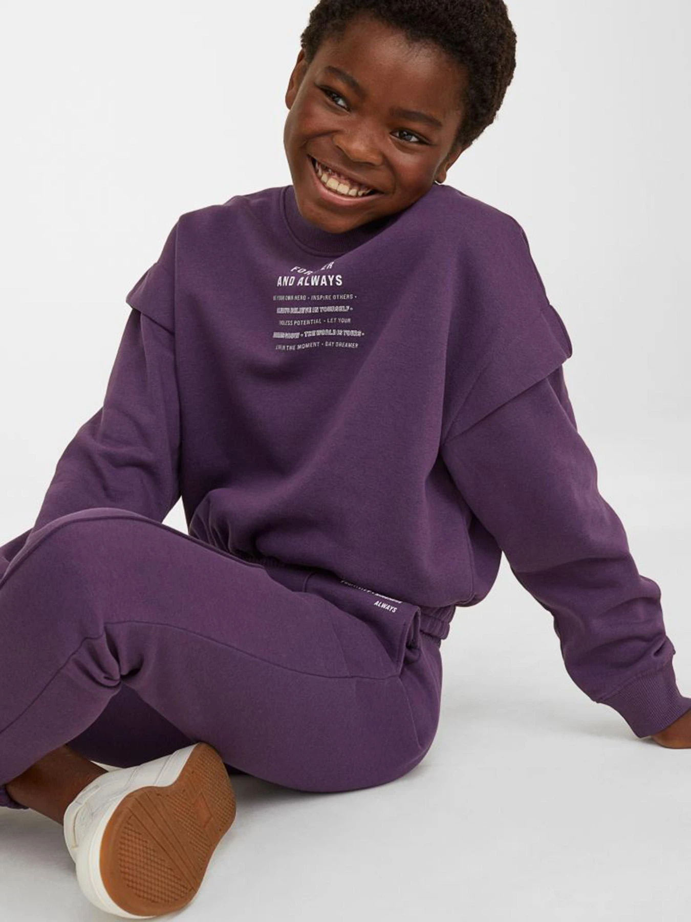 Худи и свитшоты H&M модель 10070634kwer_Фиолетовый Фото
