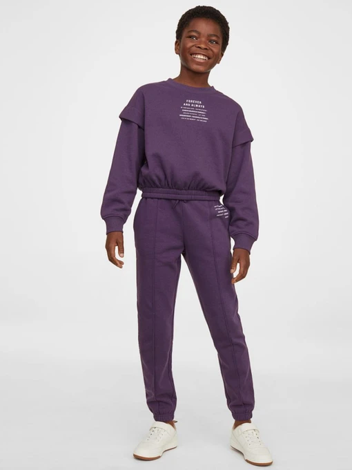 Худи и свитшоты H&M модель 10070634kwer_Фиолетовый Фото