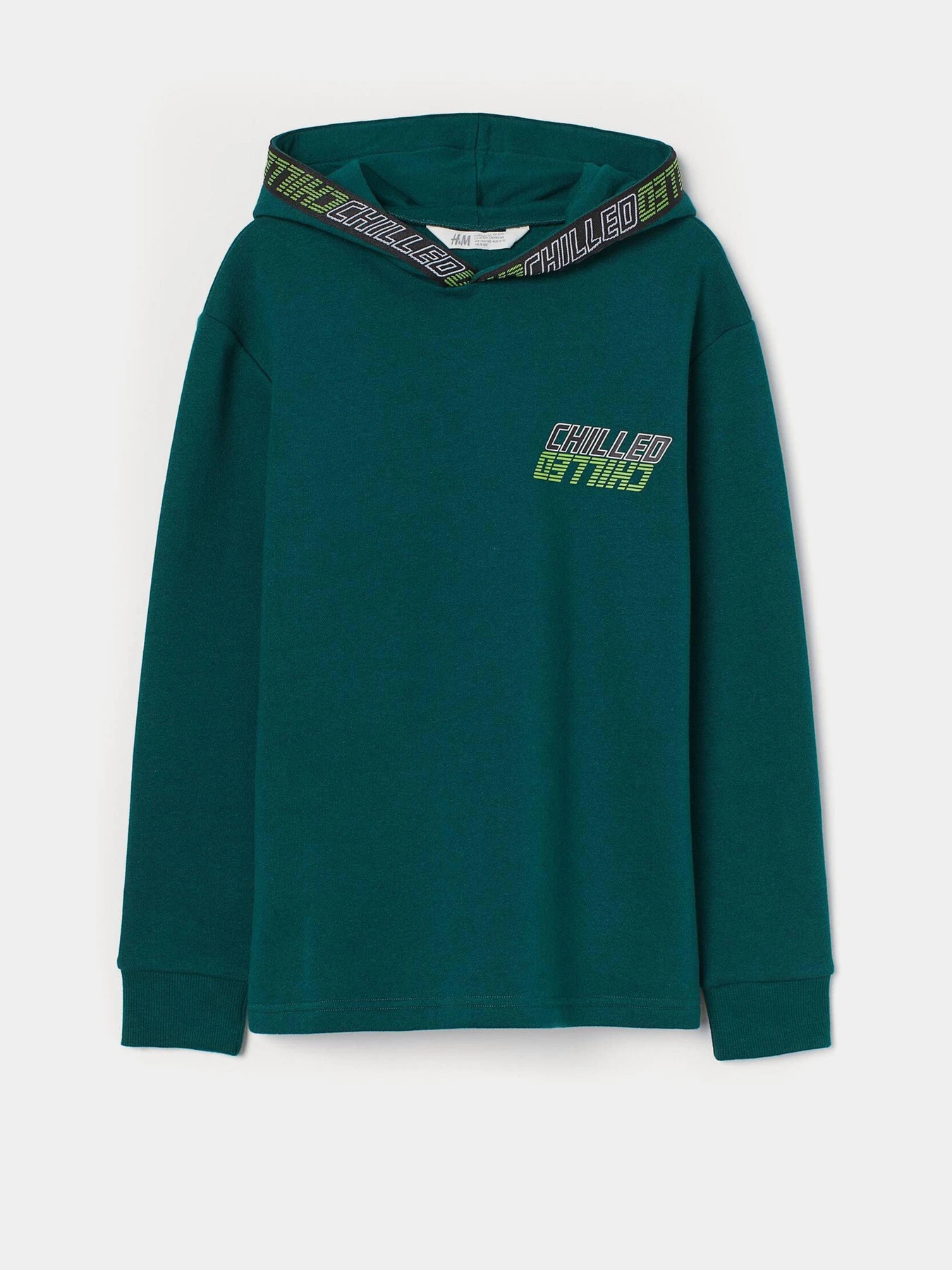 Худи и свитшоты H&M модель 8967582kwer_Темно-зеленый Фото