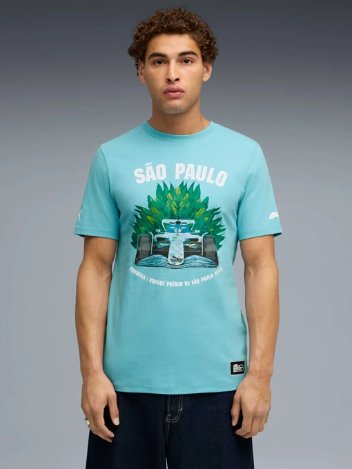Жіноча Футболка PUMA F1 Brazil Tee фото 3