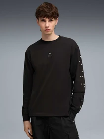 Худі та світшоти PUMA Graphic Longsleeve модель 632371 Фото