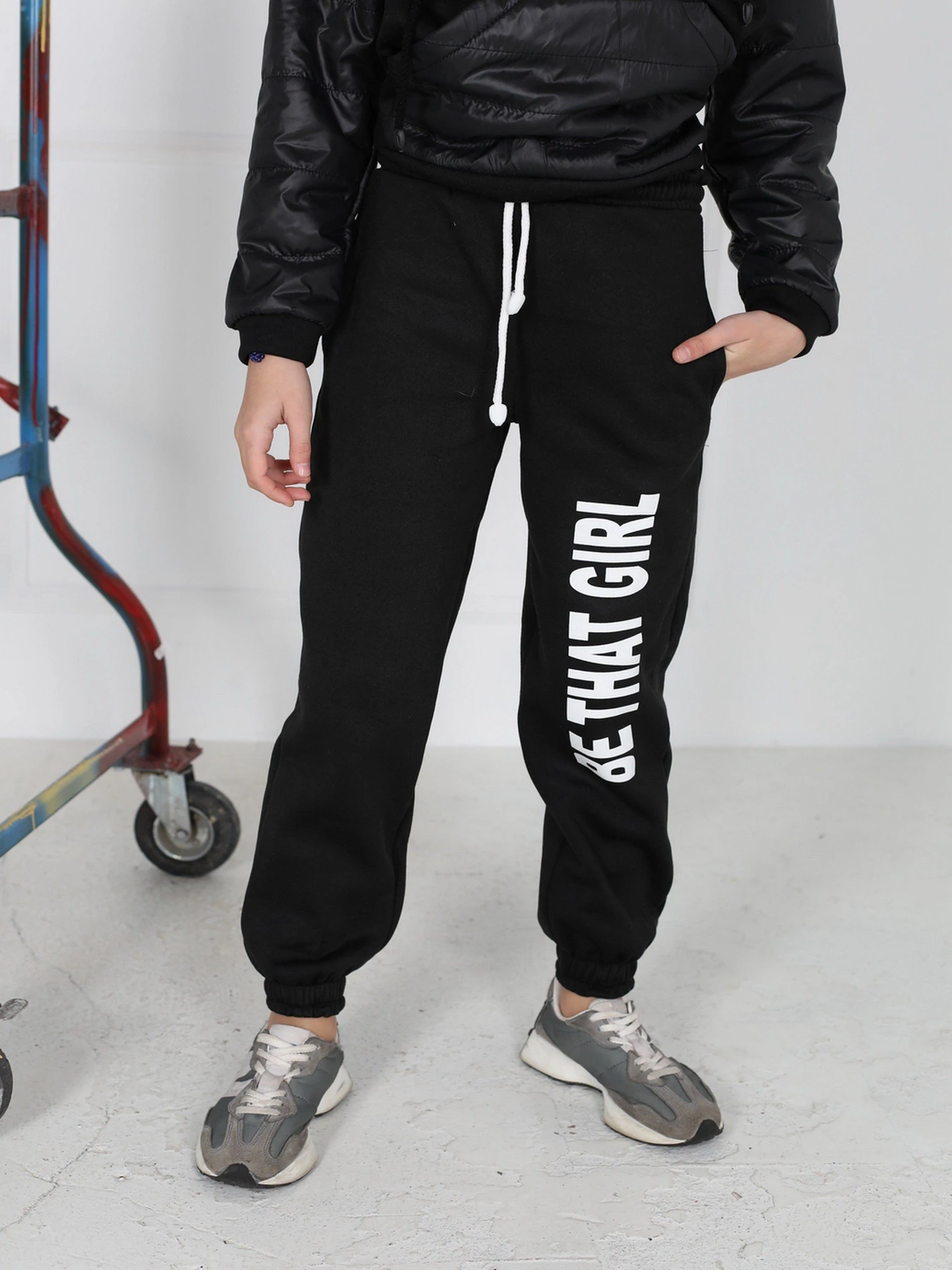 Брюки ISSA Plus модель CD-477_black Фото