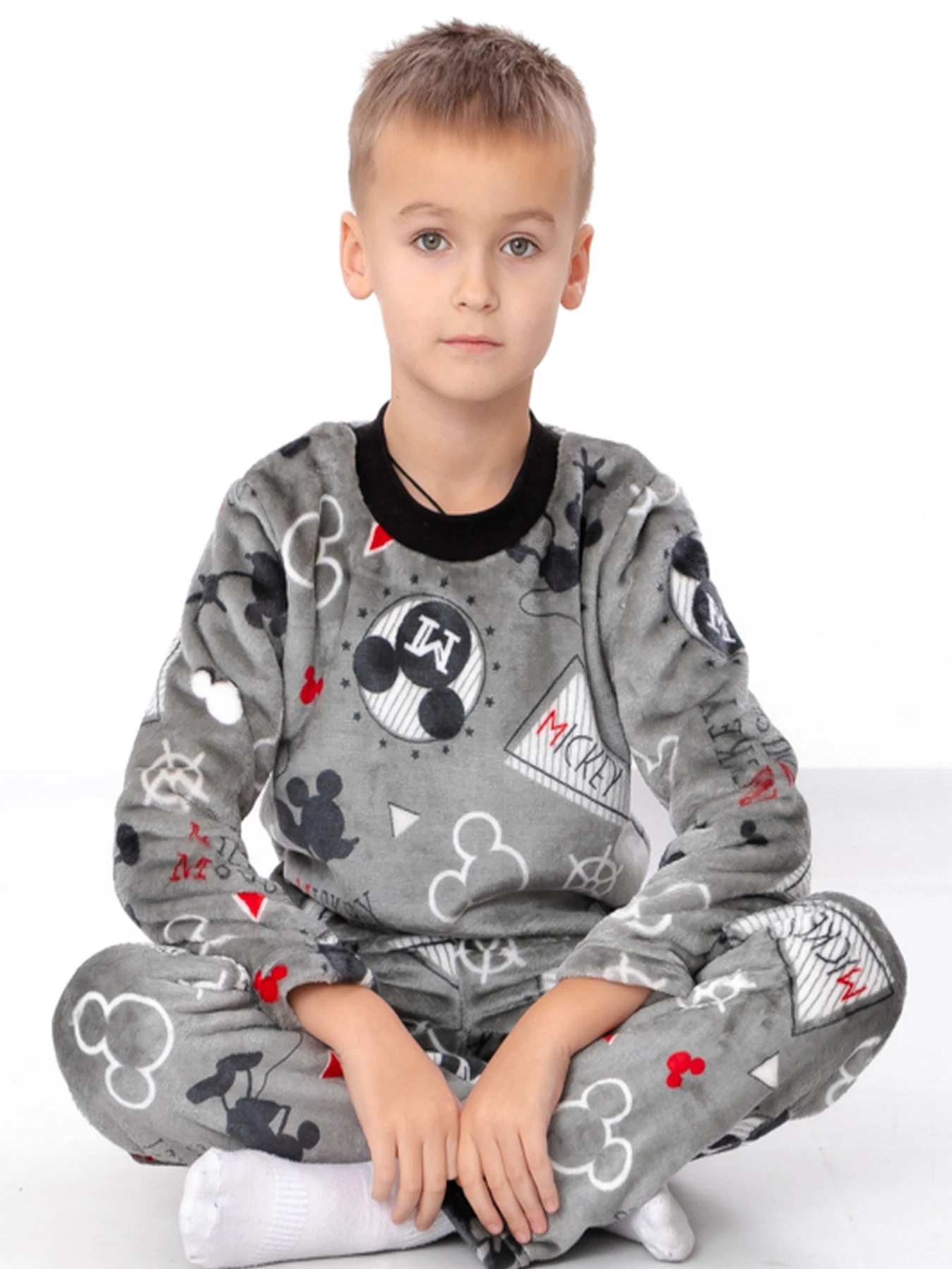 Одежда для дома и сна Носи своє модель 6079-035-4-1-mickey-srij Одежда для дома и сна Носи своє модель 6079-035-4-1-mickey-srij Фото