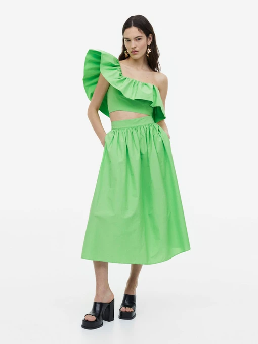 Юбки H&M модель 1162516wer_Салатовый Фото