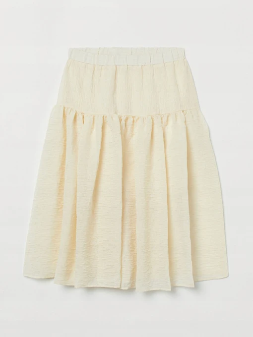 Юбки H&M модель 6896021wer_Айвори Фото