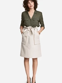 Юбки H&M модель 5361576wer_Светло-бежевый Фото