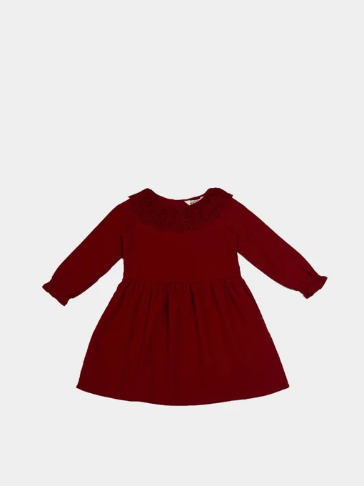 Платья H&M модель 10056914kwer_Бордовый Фото