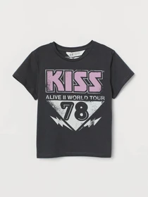 Футболки и поло H&M модель 9051722kwer_Темно-серый Фото