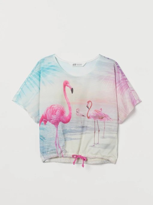 Футболки и поло H&M модель 8053661kwer_Розовый Фото
