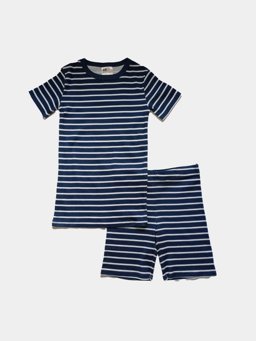 Одяг для дому та сну H&M модель 9570383kwer_Сине-белый Фото