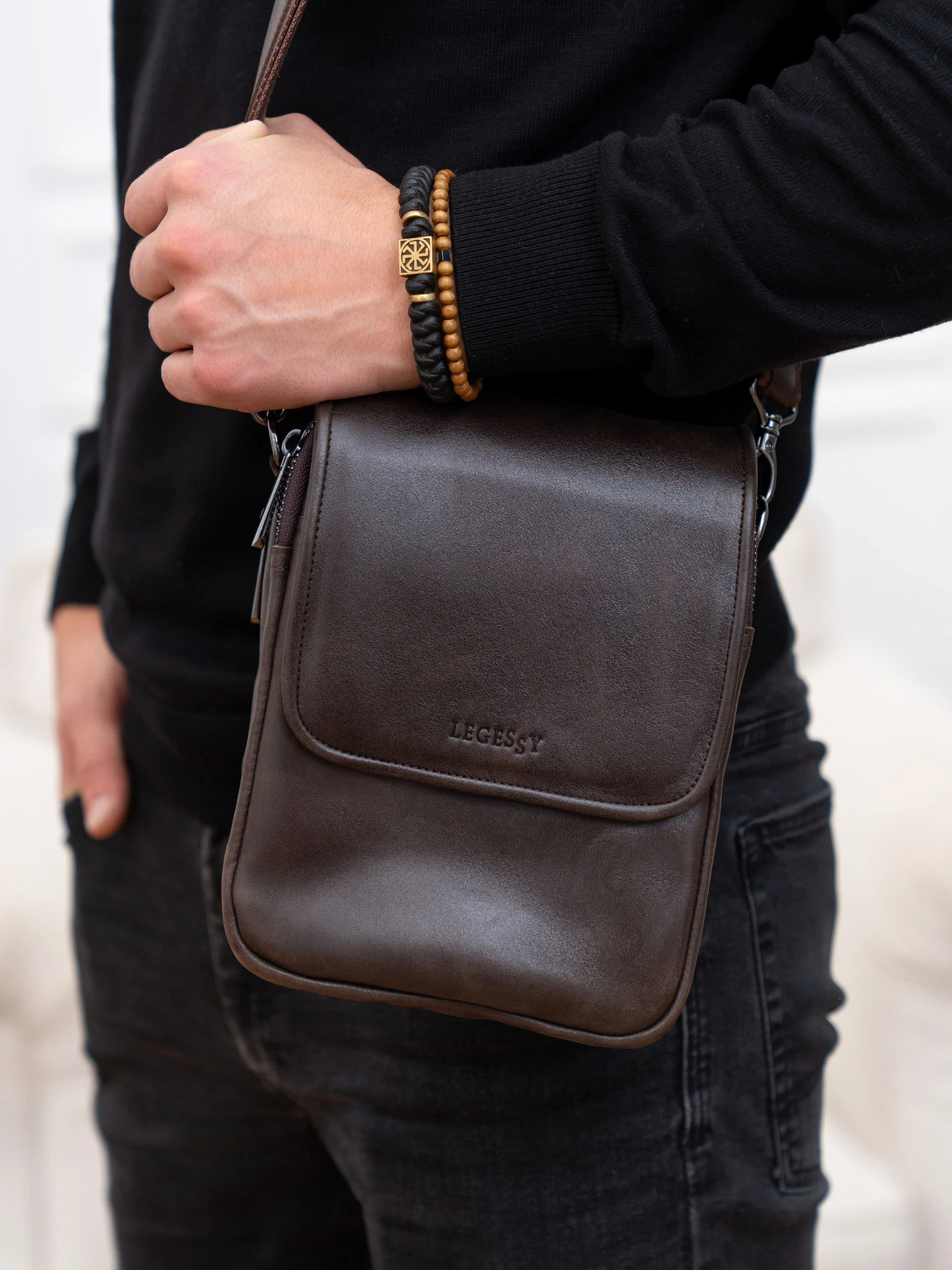 Сумки Legessy модель Kr_015-2_Brown_B2 Фото