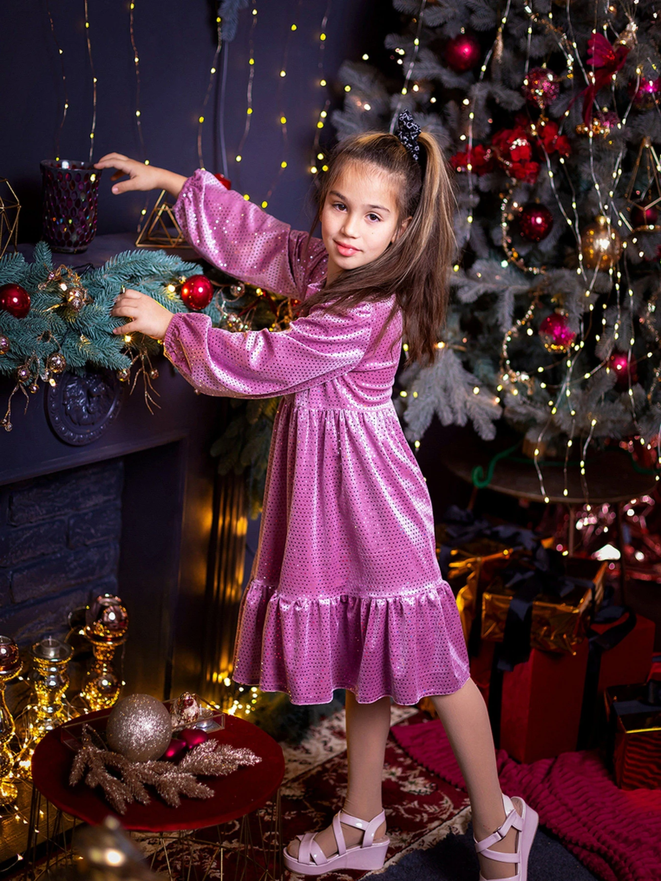 Платья ISSA Plus модель CD-486_pink Фото