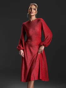 Платья ISSA Plus модель 14961_красный Фото