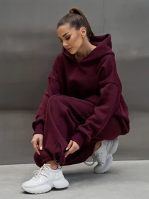 Костюми ISSA Plus модель 15374_темно-бордовый Фото