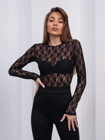 Боді та корсети ISSA Plus модель 15425A_черный Фото