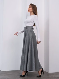 Юбки ISSA Plus модель 15459_серый Фото