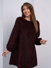 Платья ISSA Plus модель 15412A_темно-бордовый Фото