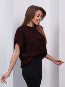 Светри та кардигани ISSA Plus модель 15416A_темно-бордовый Фото