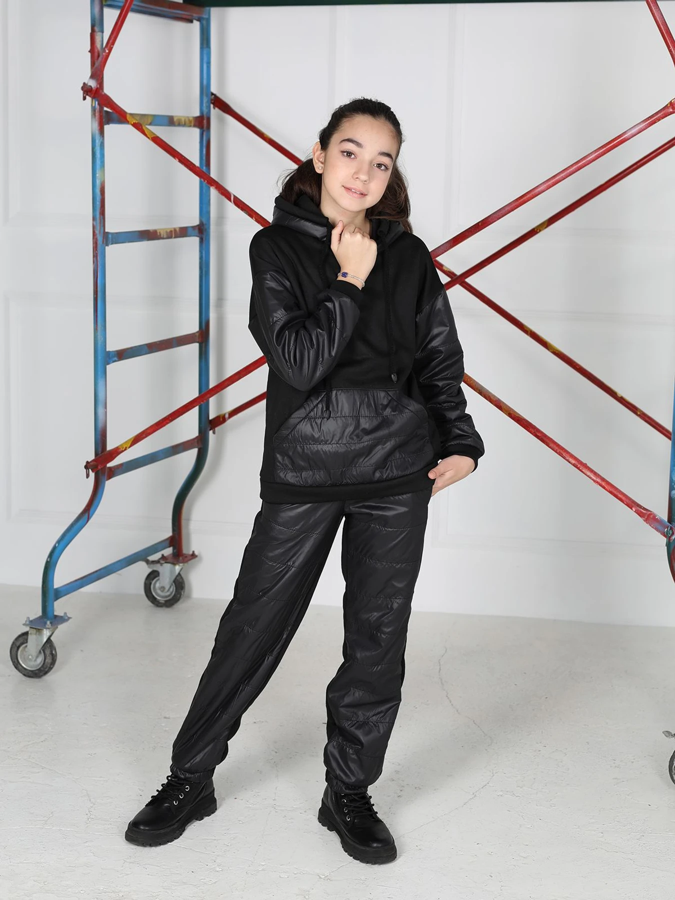 Костюмы ISSA Plus модель CD-473_black Фото