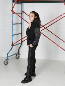 Костюмы ISSA Plus модель CD-473_black Фото