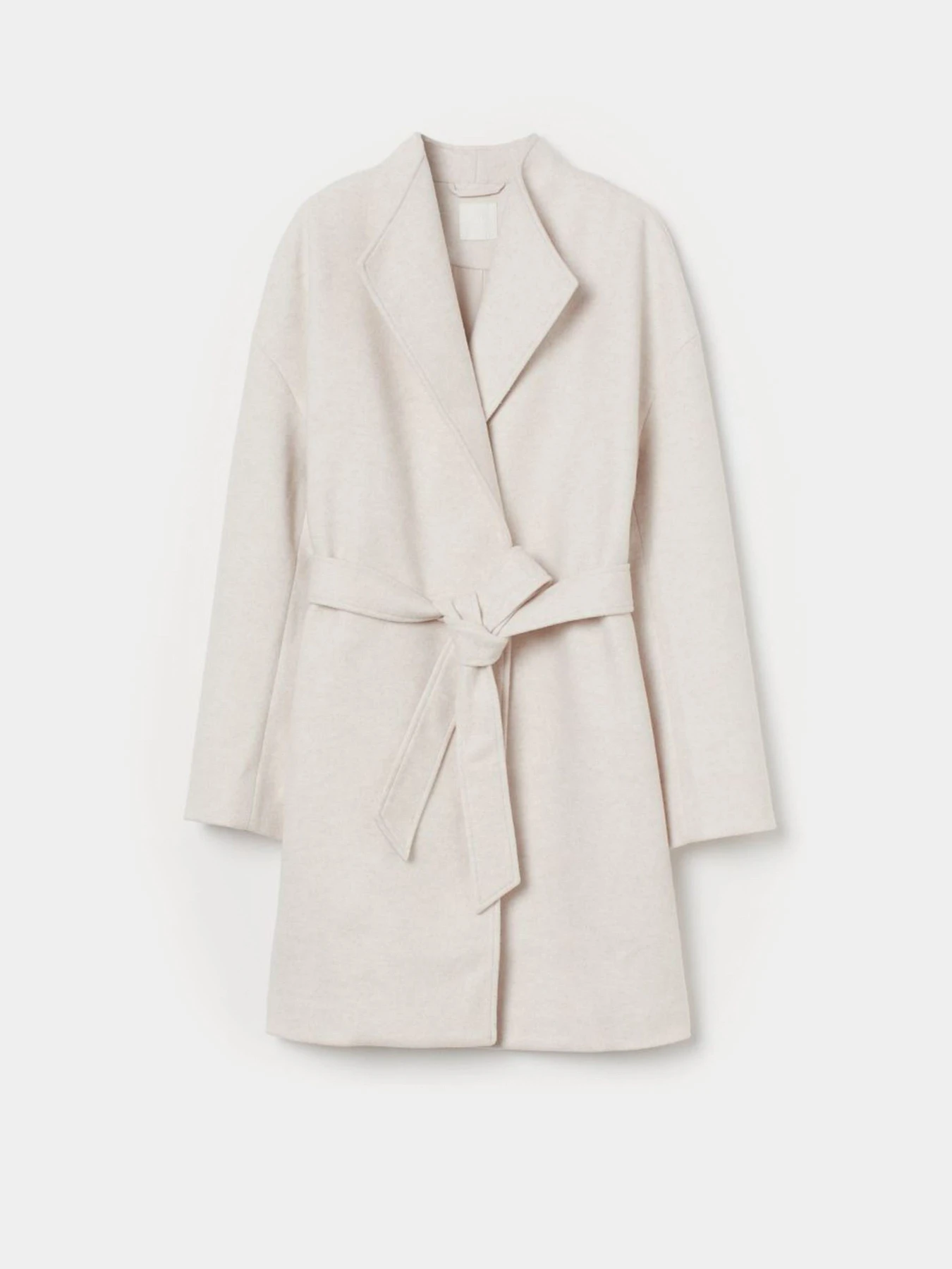 Пальто и плащи H&M модель 4561237wer_Молочный Фото