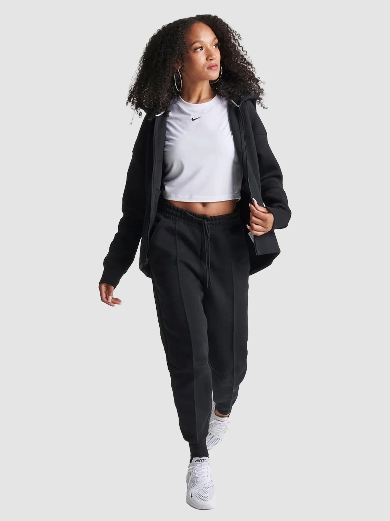 Худи и свитшоты NIKE Tech Fleece Windrunner Full-Zip модель FB8338-010 Фото