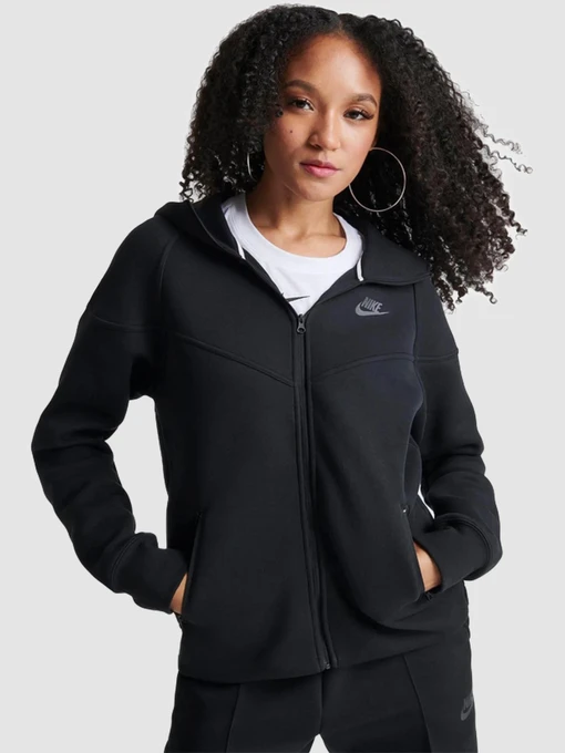 Худі та світшоти NIKE Tech Fleece Windrunner Full-Zip модель FB8338-010 Фото