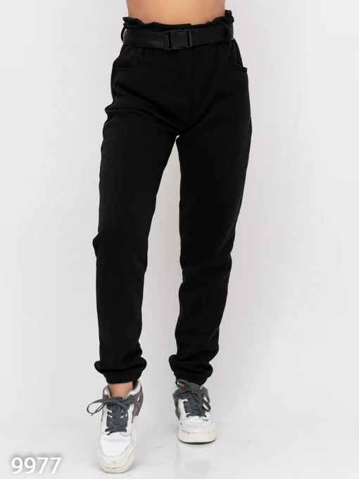 Брюки ISSA Plus модель 9977_black Фото