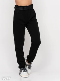 Брюки ISSA Plus модель 9977_black Фото