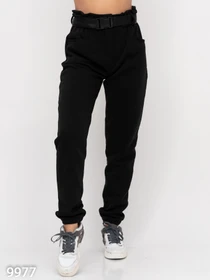 Брюки ISSA Plus модель 9977_black Фото