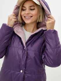 Куртки та дублянки ISSA Plus модель SA-31_violetlilac Фото