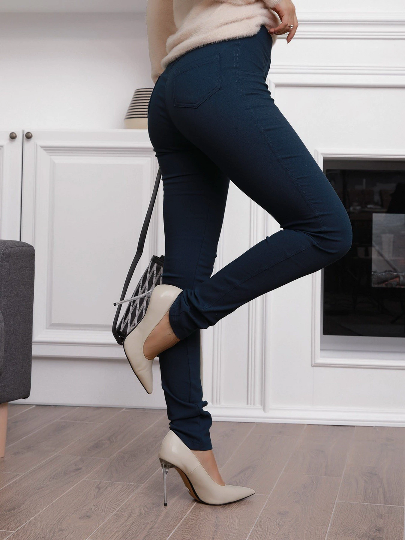 Джинси ISSA Plus модель 12319_blue Джинси ISSA Plus модель 12319_blue Фото