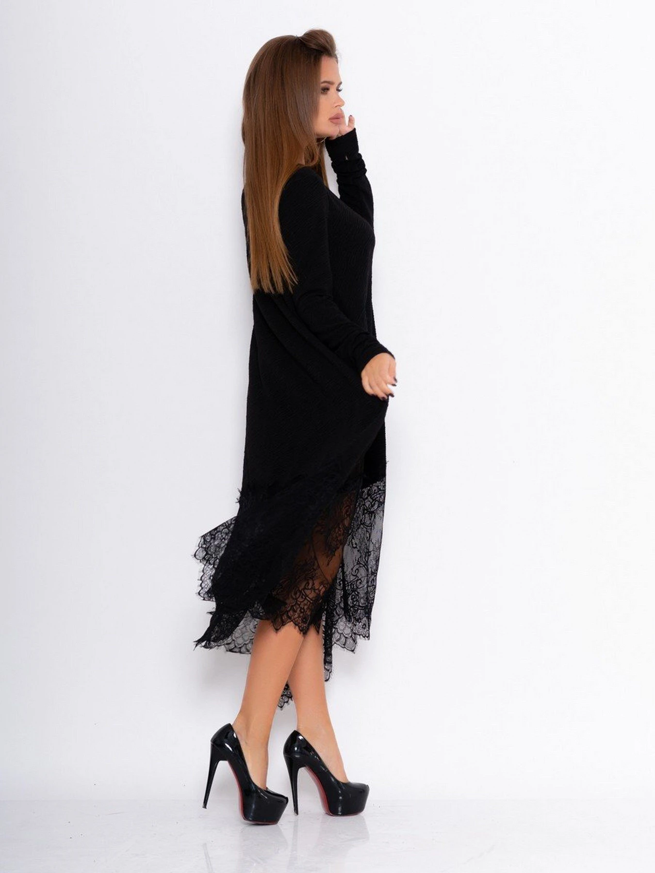 Сукні ISSA Plus модель 11070_black Сукні ISSA Plus модель 11070_black Фото