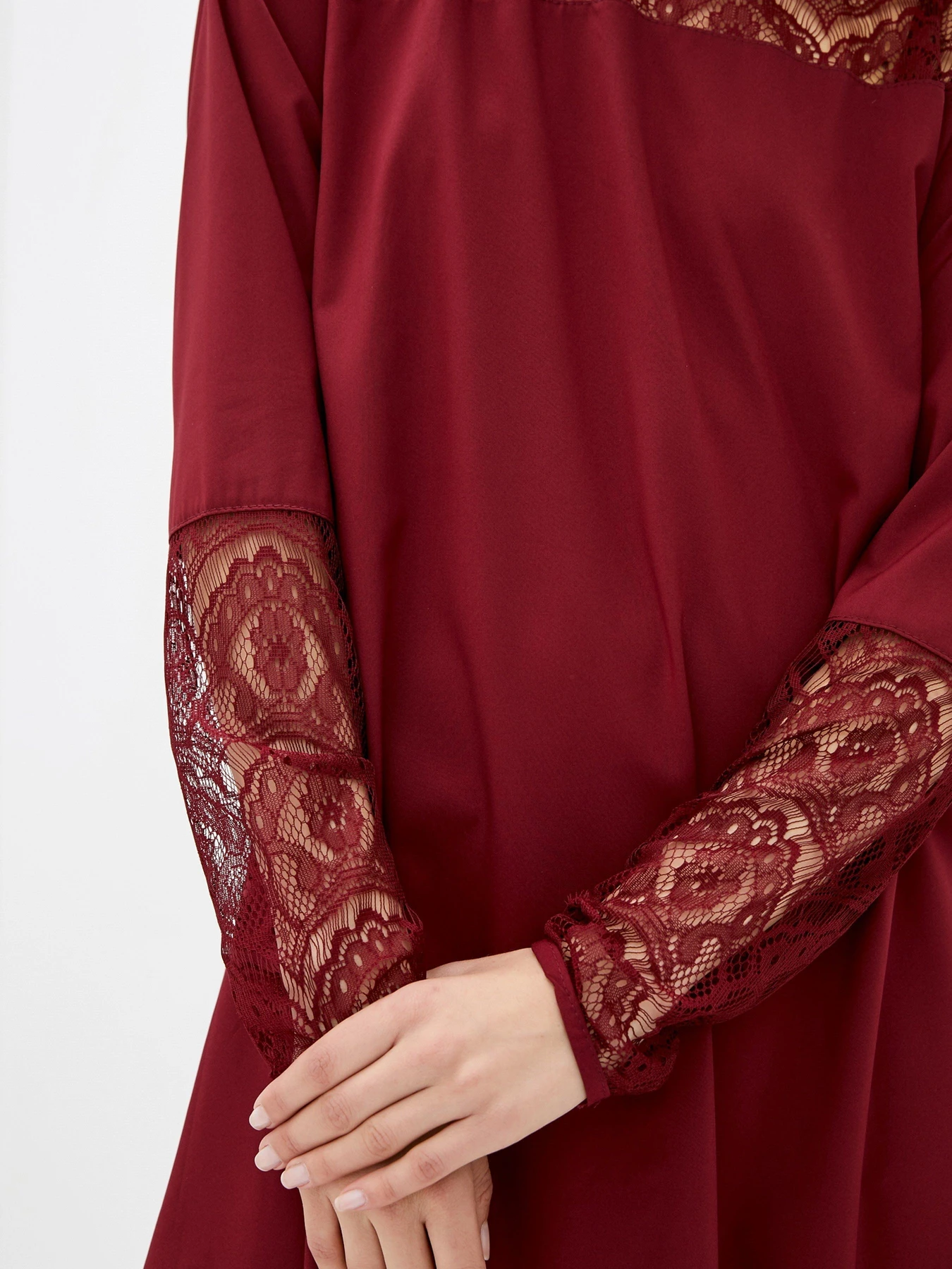 Сукні ISSA Plus модель SA-16_burgundy Фото