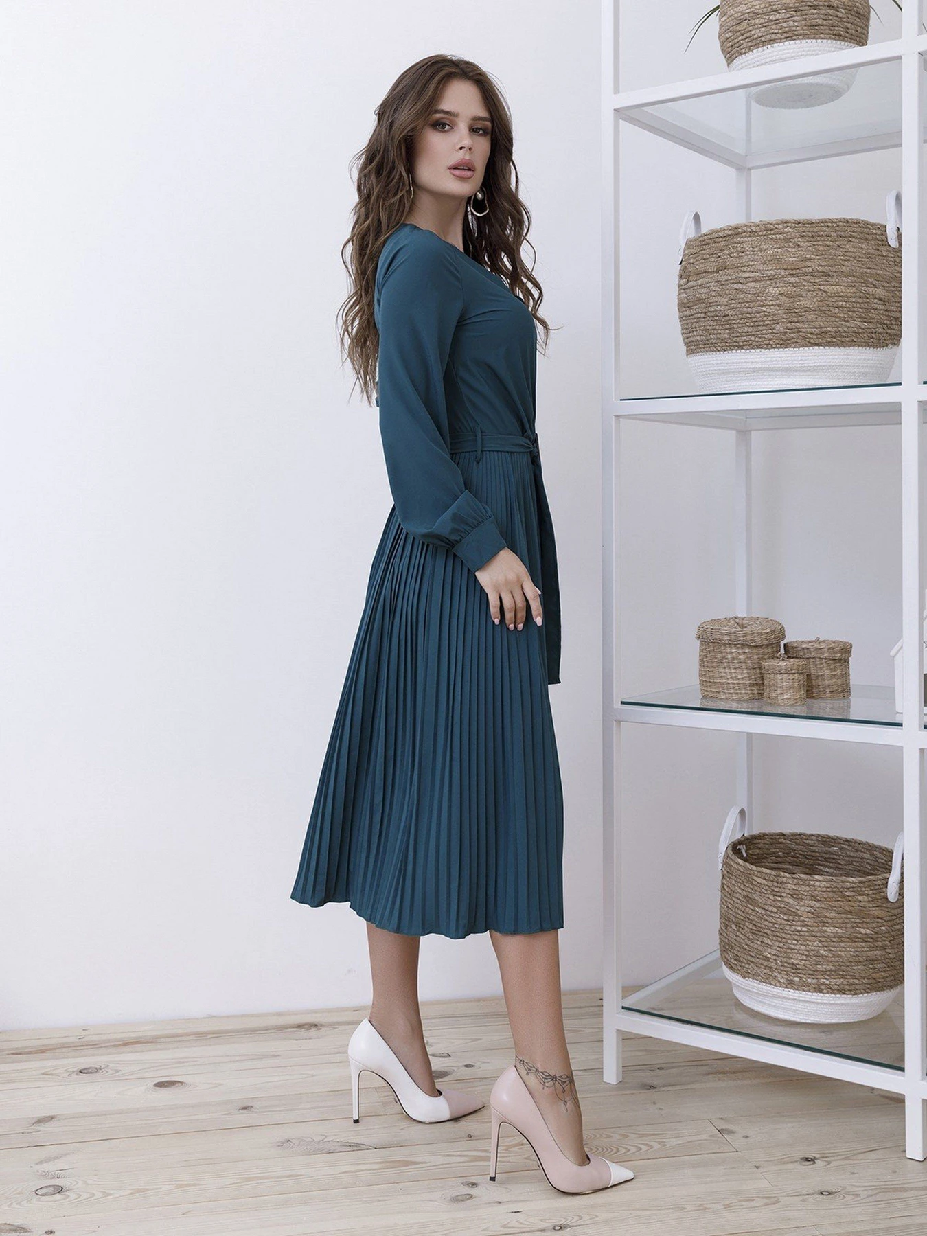 Платья ISSA Plus модель 12121_green Платья ISSA Plus модель 12121_green Фото