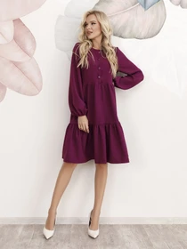 Сукні ISSA Plus модель 12252_violet Фото