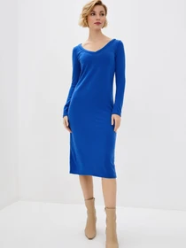 Платья ISSA Plus модель 12436_blue Фото