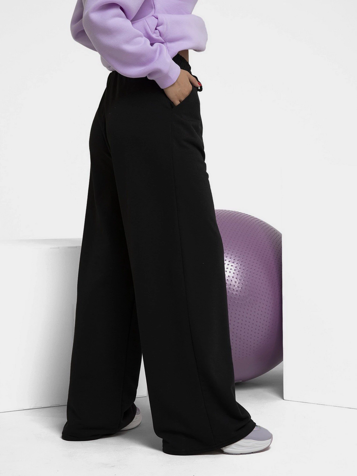 Штани ISSA Plus модель 12235_black Штани ISSA Plus модель 12235_black Фото
