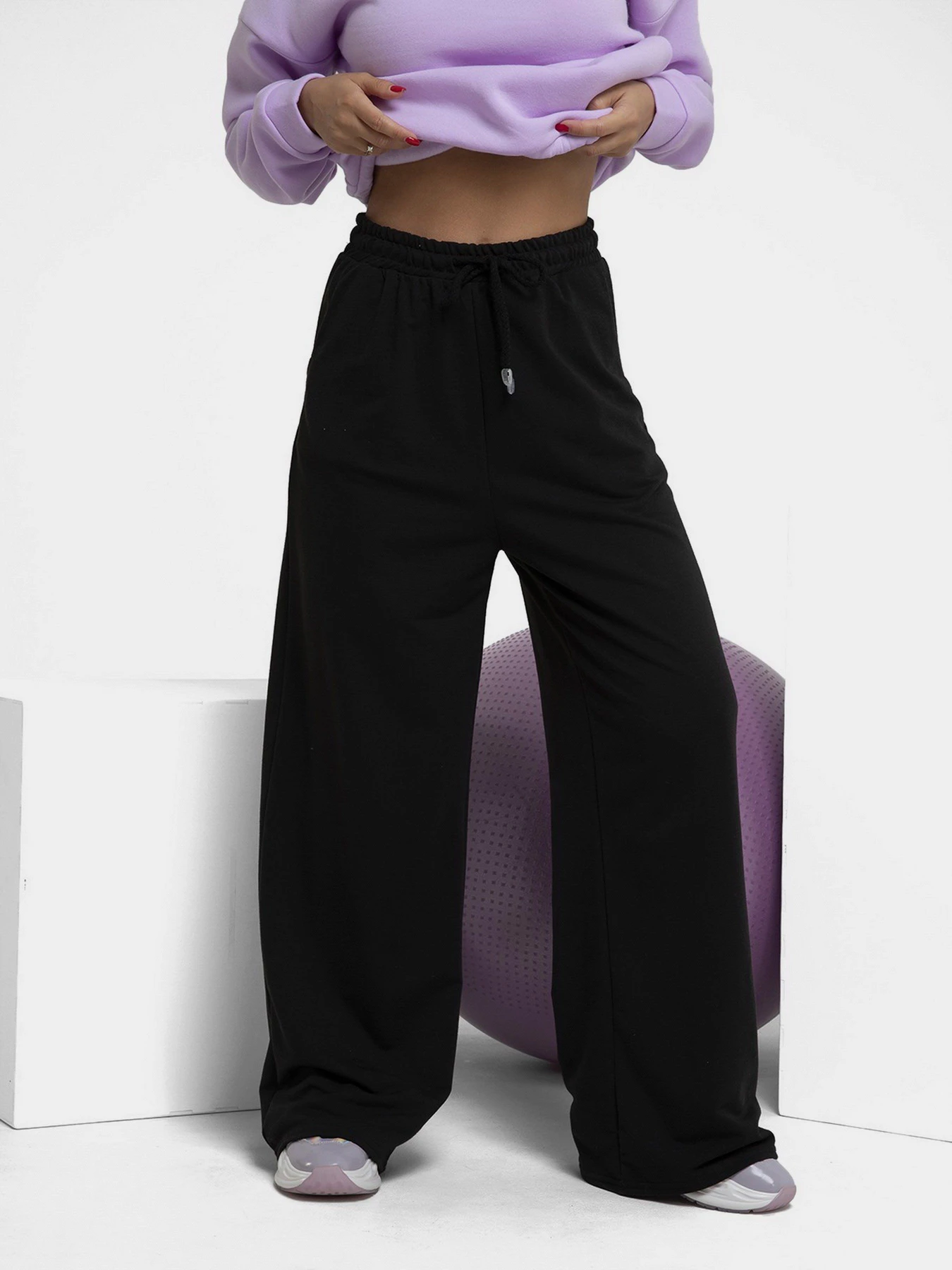 Штани ISSA Plus модель 12235_black Штани ISSA Plus модель 12235_black Фото