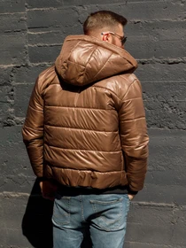 Куртки та дублянки ISSA Plus модель SA-315_brown Фото