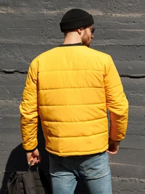 Куртки та дублянки ISSA Plus модель SA-314_mustard Фото
