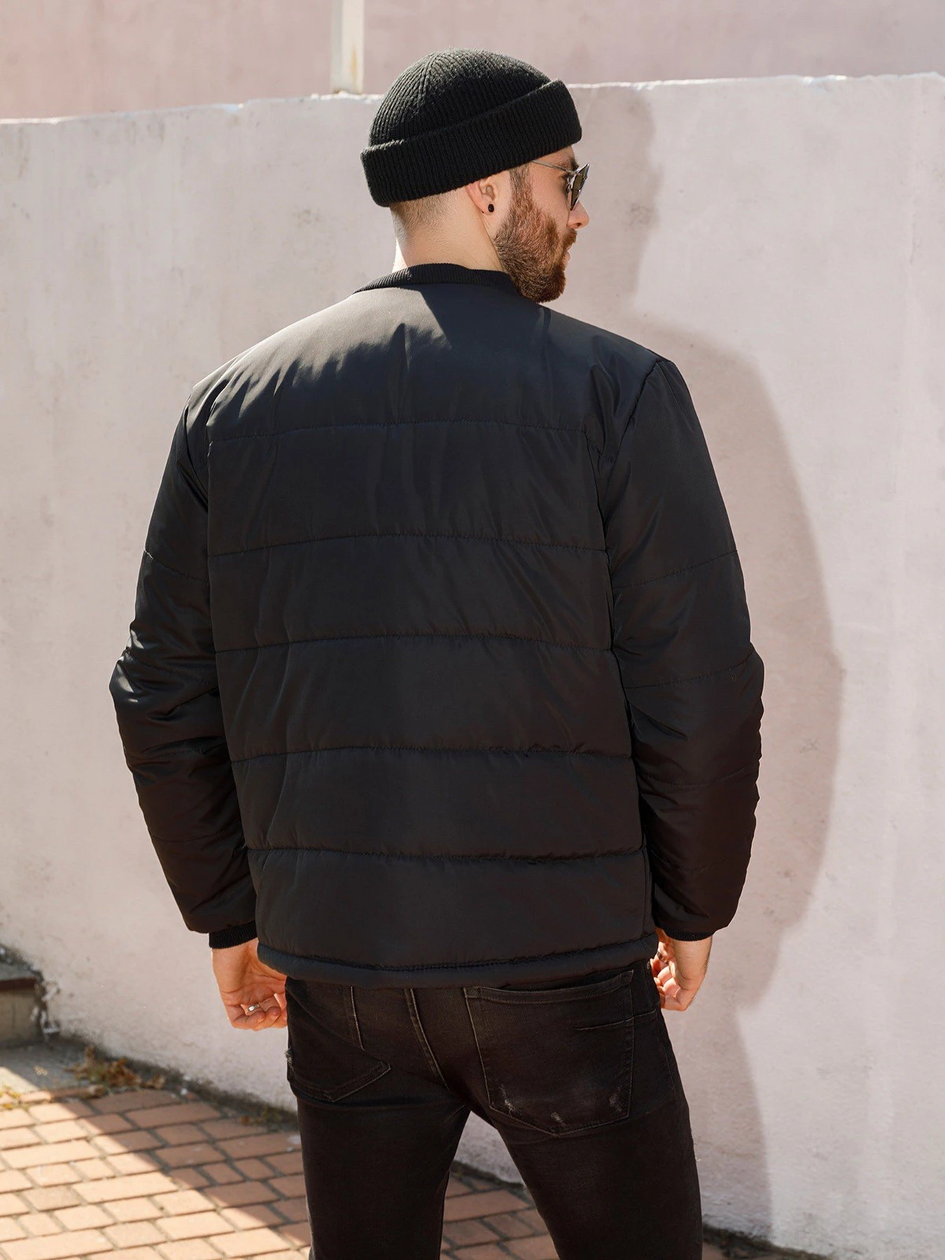 Куртки та дублянки ISSA Plus модель SA-314_black Куртки та дублянки ISSA Plus модель SA-314_black Фото