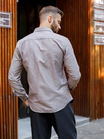 Рубашки ISSA Plus модель GN-437_gray Фото